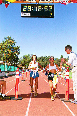 Western States 2002 with pacer Barb Elia