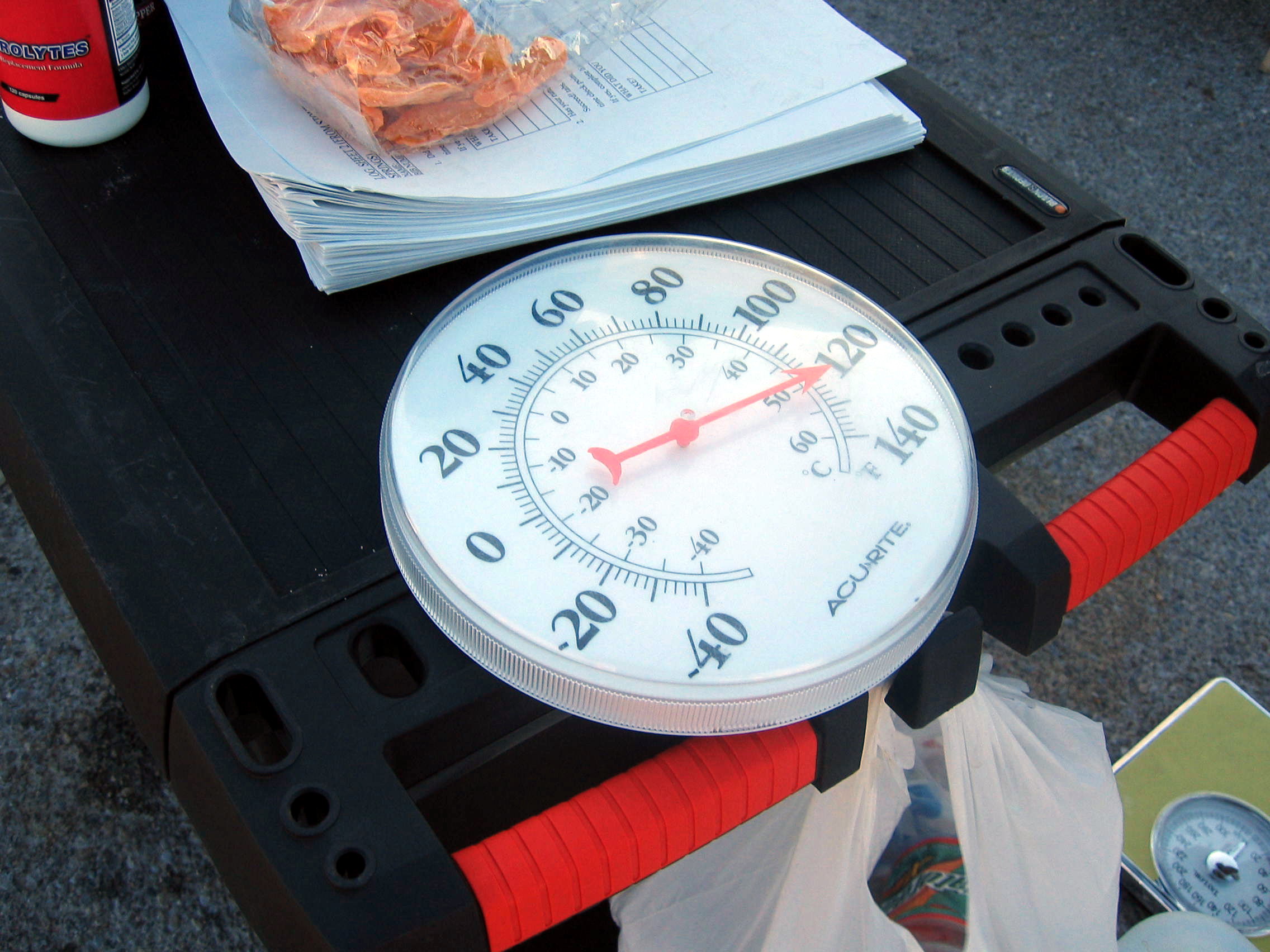It warms up nicely outside.