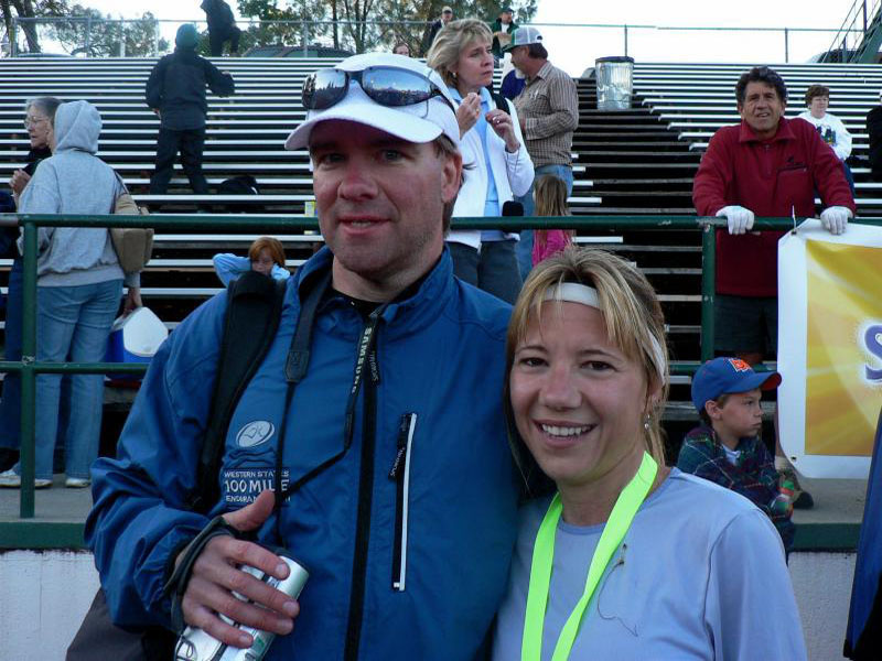 David and I at the finish