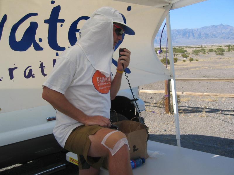 Chris Kostman makes sure everything is going as planned