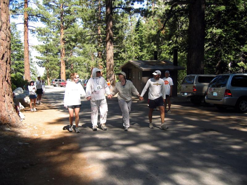 Scott Weber (#10) finishes his 10th Badwater in 57:42.