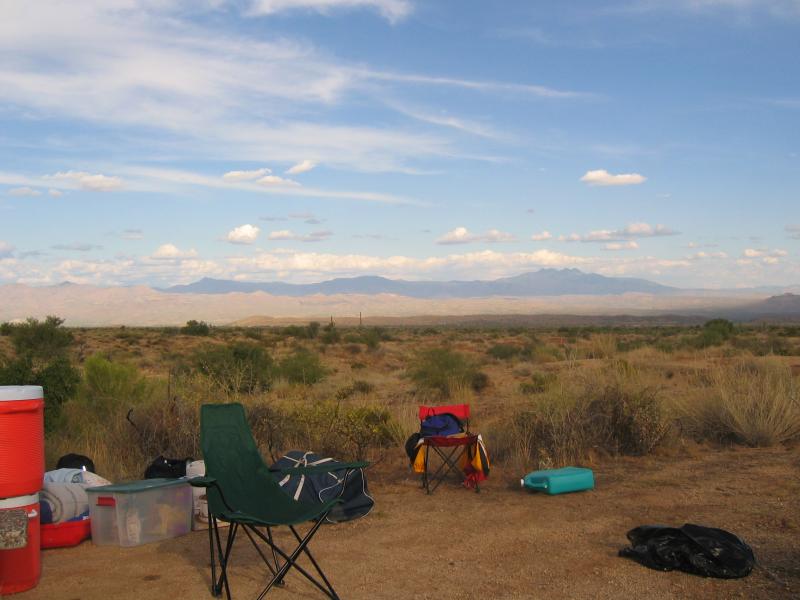 view from Coyote Camp