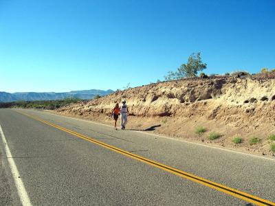 Marshall Ulrich on the way to his 13th Badwater finish
