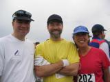 David, Stan, Maura at the Yakima Marathon