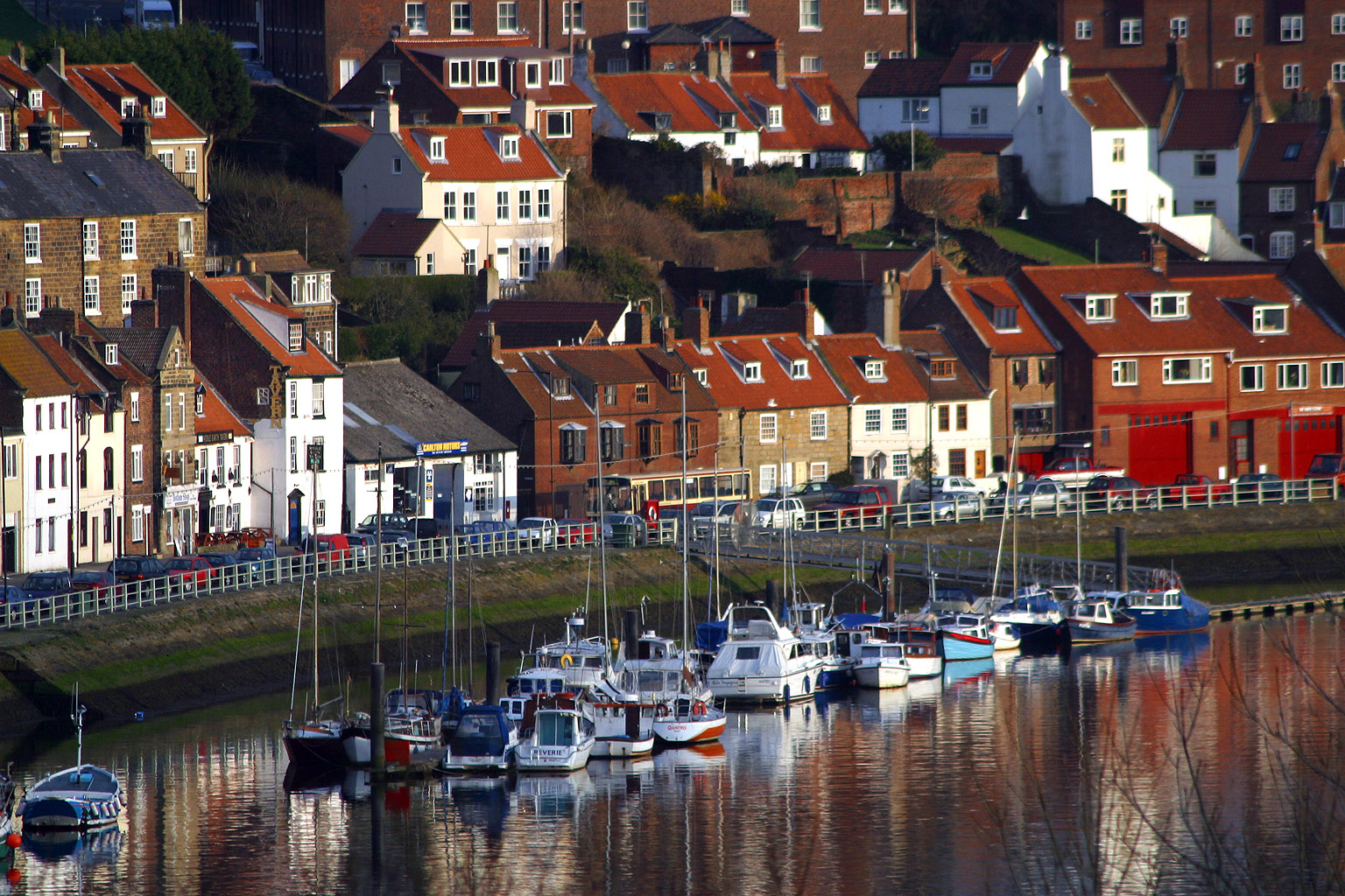 The harbour in Whitby
