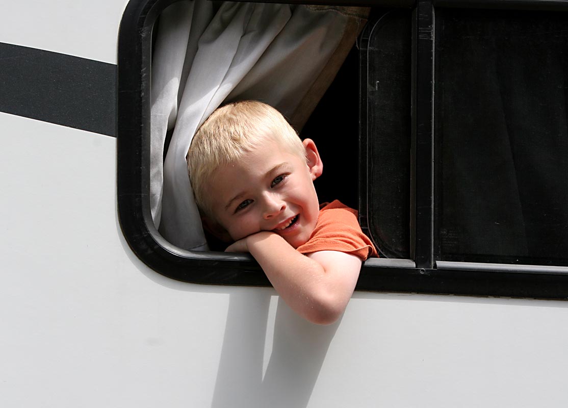Viewing Yellowstone from the RV