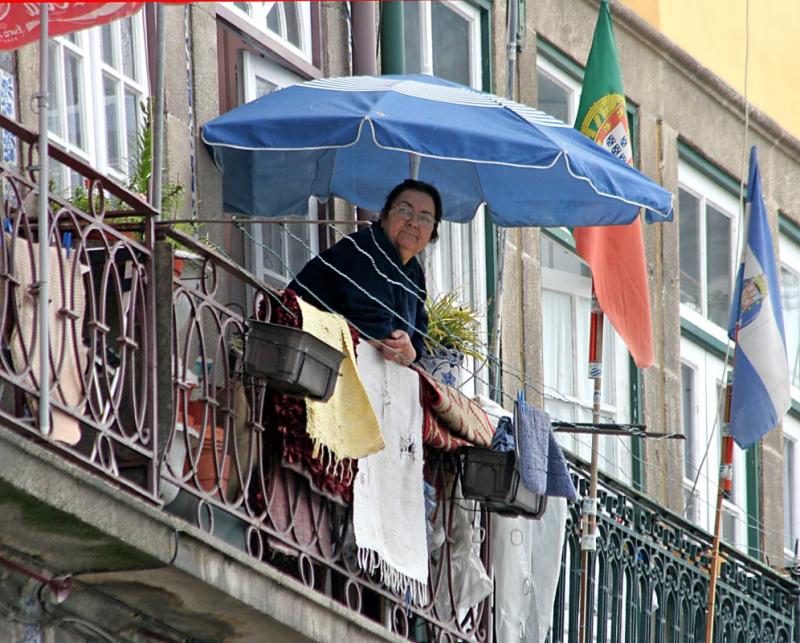 Porto is a town of balconies