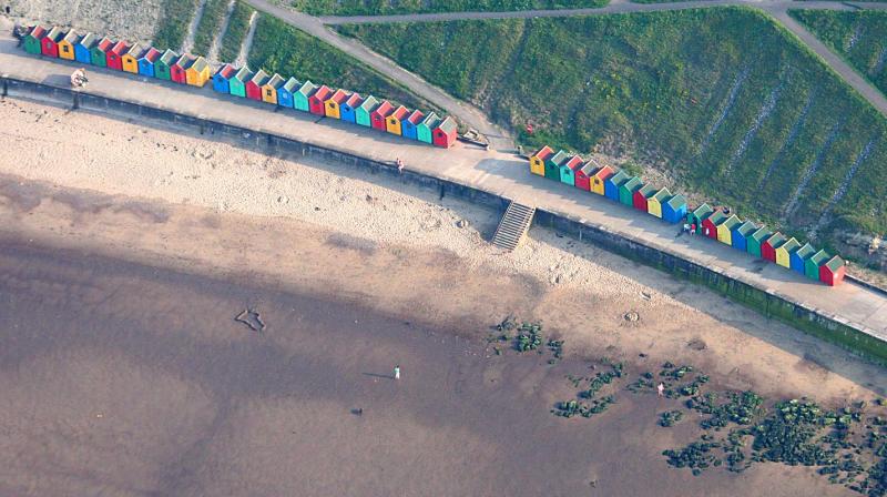 Beach huts at Whitby