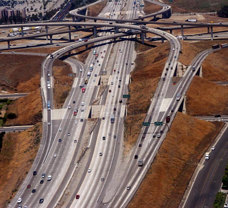 Freeway  east of LA