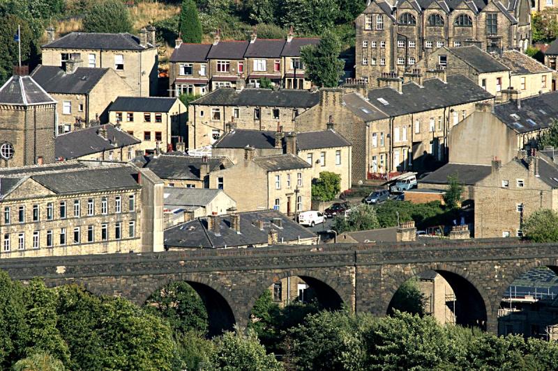 Viaduct stone houses