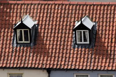 Red-tiled roof in Whitby