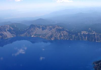 6 August - flying from Klamath Falls to Portland via Crater Lake