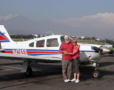 15 August - Sue and I return the aircraft to ADP at Bracket la Verne