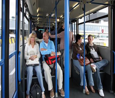 No gangway for me - we get bussed to the terminal