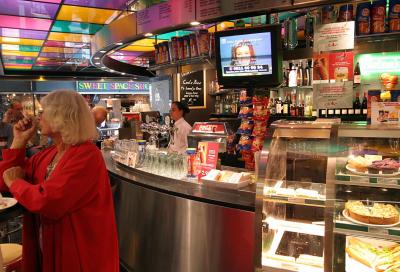 Snack bar in Schiphol