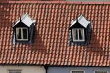 Red-tiled roof in Whitby