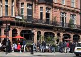 A London pub on a warm day