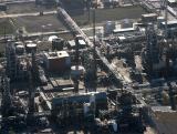 Backlit chemical plant
