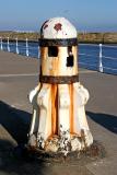 An old capstan on the pier