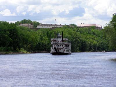 Mississippi Riverboat below Ft. Snelling