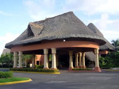 Resort reception area