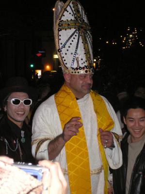Even the pope attends this party