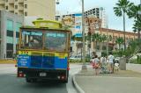 Trolley in Tumon shopping district