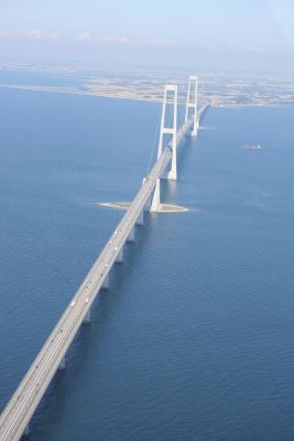 Great belt bridge connection Korsr and Nyborg