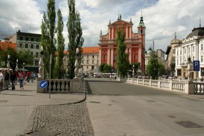 Ljubljana - Bridges and Church