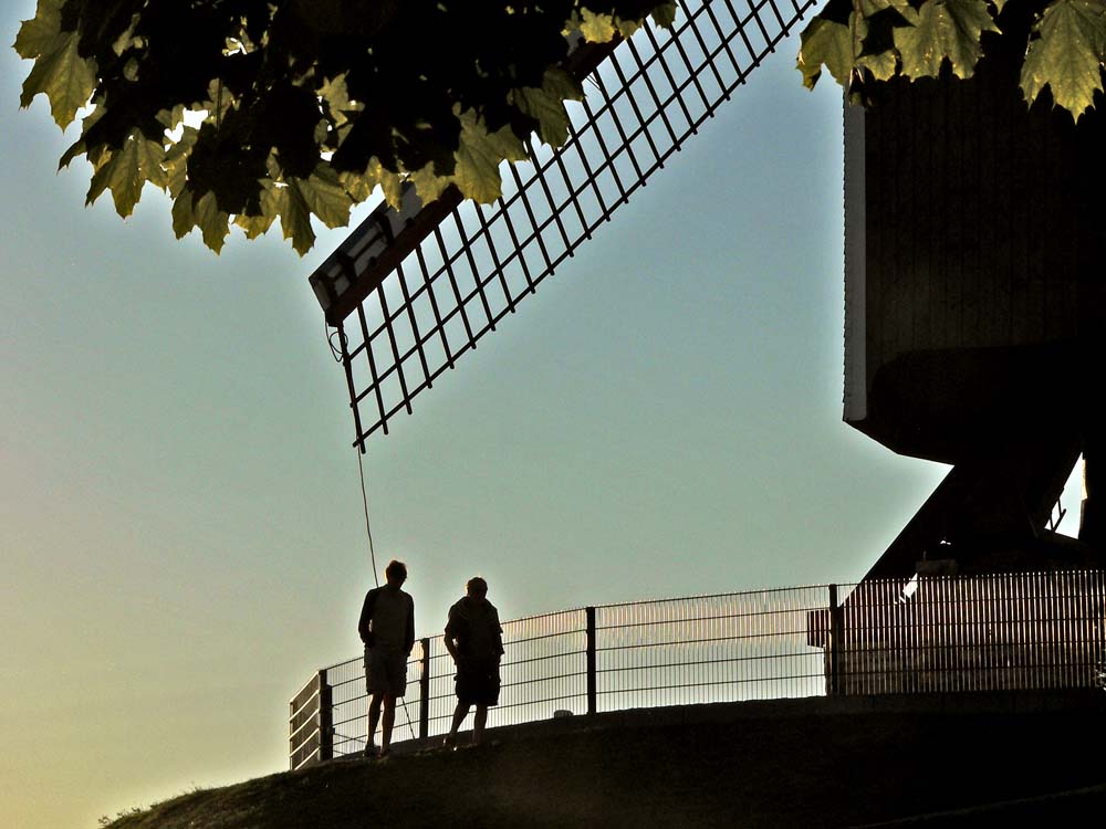 At the windmill, Bruges, Belgium, 2005