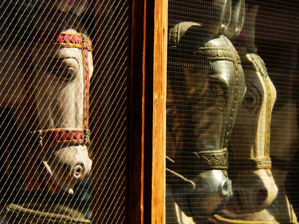 Wooden horses, Santa Fe, New Mexico, 2005