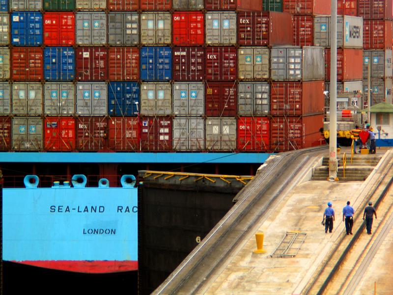 Containerama, Gatun Locks, Panama Canal, 2003