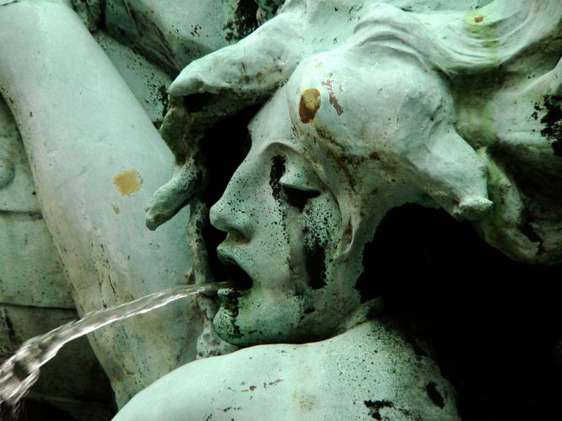 Detail, Brabo Fountain, Antwerp, Belgium, 2005