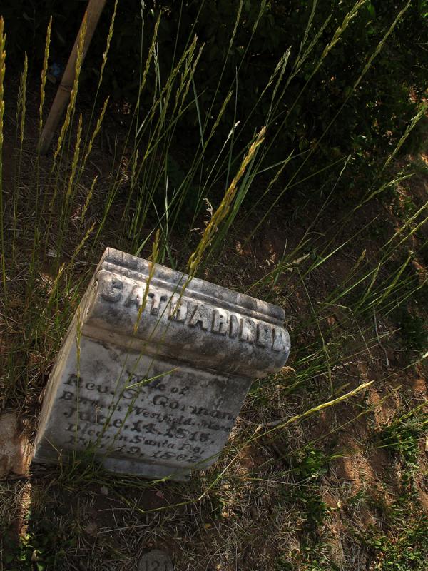 Untended grave, Fairview Cemetery, Santa Fe, New Mexico, 2005