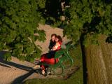A hug at sunset, Bruges, Belgium, 2005