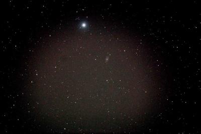 M109 Single Frame Stretched to Show Vignetting