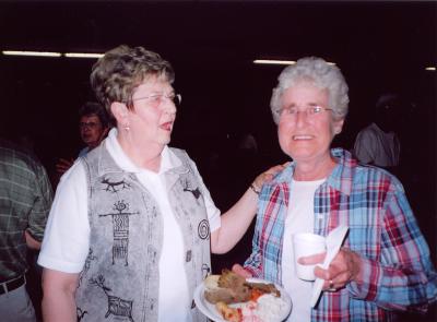 Betty Larmour (Grill) & Carol Grill