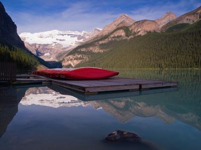 Summer morning at Lake Louise