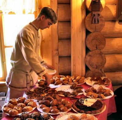 Russian delicatessen at Mondraga.JPG