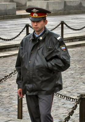 Lenin's  mausoleum guard.JPG