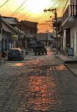 sunset on main street, guatemala.JPG