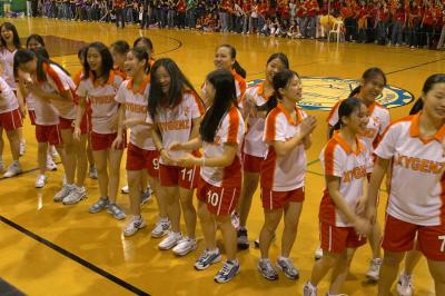 our dear volleyball players! congrats guys! ur the best! captain cheu there?