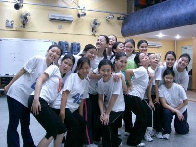 the cheerdancers...sam! what's that!?