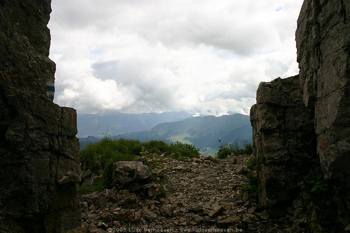 Kleinwalsertal<br>Hochinfenwanderung 2230 m (23.7.2005)