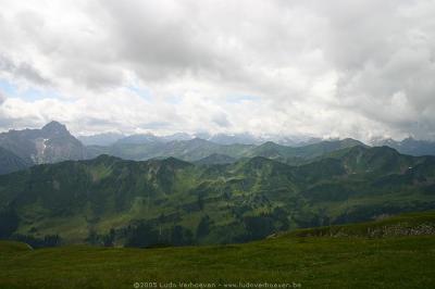 Kleinwalsertal<br>Hochinfenwanderung 2230 m (23.7.2005)
