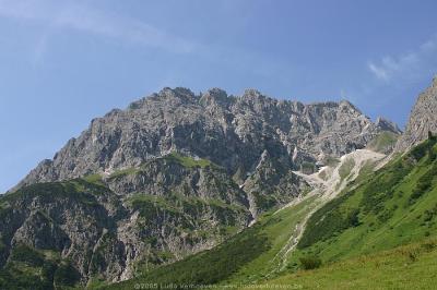 Kleinwalsertal Österreich - Rundum den Widderstein (27.7.2005)