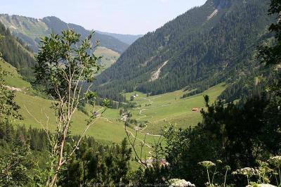 Kleinwalsertal Österreich - Rundum den Widderstein (27.7.2005)