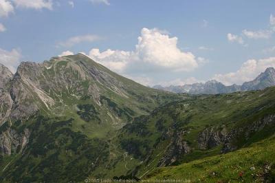 Kleinwalsertal Österreich - Rundum den Widderstein (27.7.2005)