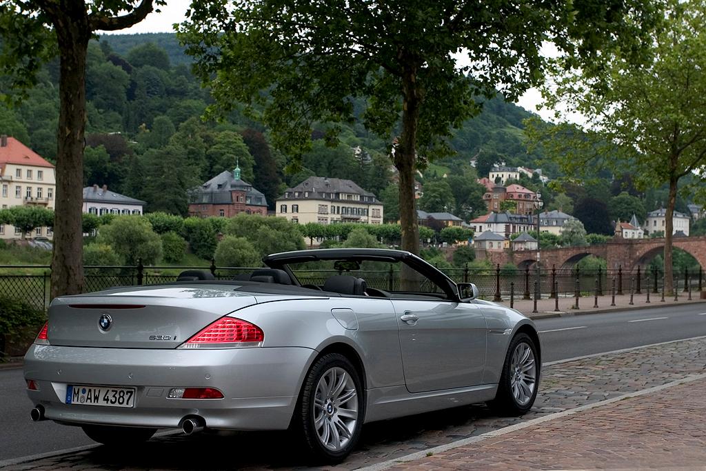 The BMW 630i Cabrio in Heidelberg