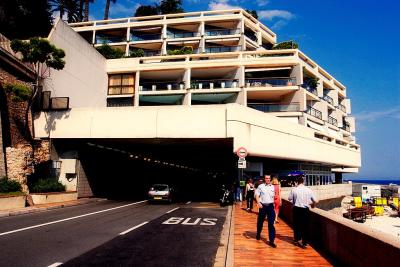 Monaco: The exit of the tunnel. An F1 car would have hit almost 300km/h by this stage.